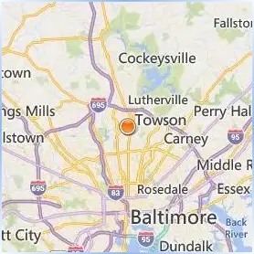 Towson University Location Map Towson University Location Map