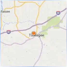 Tuskegee University Location Map