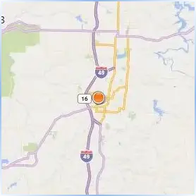 University of Arkansas Location Map