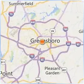 University of North Carolina at Greensboro Location Map University of North Carolina at Greensboro Location Map