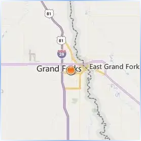 University of North Dakota Location Map University of North Dakota Location Map