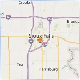 University of Sioux Falls Location Map University of Sioux Falls Location Map