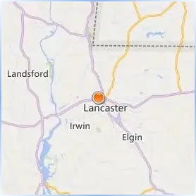 University of South Carolina Lancaster Location Map University of South Carolina Lancaster Location Map