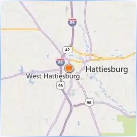 University of Southern Mississippi Location Map University of Southern Mississippi Location Map