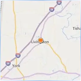 University of West Alabama Location Map