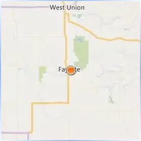 Upper Iowa University Location Map