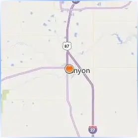 West Texas A & M University Location Map