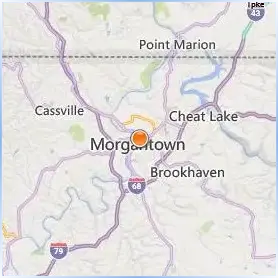 West Virginia University Location Map West Virginia University Location Map