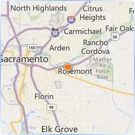 Carrington College Sacramento Location Map
