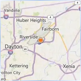 Wright State University Location Map