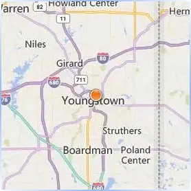 Youngstown State University Location Map Youngstown State University Location Map